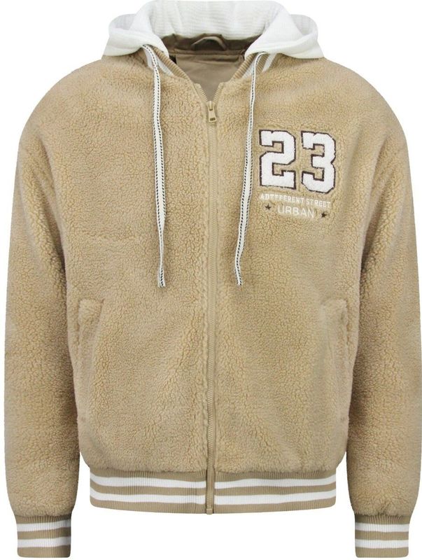Oversized Baseball Jacket Heren - Teddy Jas - Tussenjas Heren - 535 - Bruin