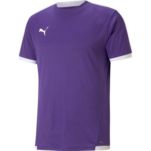 Puma Teamliga Shirt Korte Mouw Heren - Paars / Wit | Maat: XL