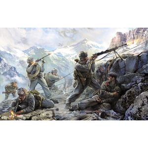 1:35 Zvezda 3606 Soviet Mountain Troops WWII Plastic Modelbouwpakket