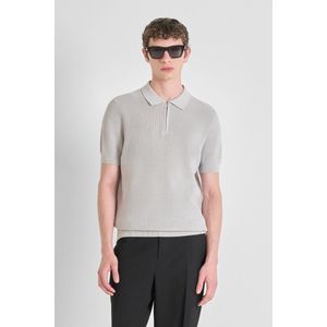 Antony Morato Poloshirt Stuttgart Mmsw01521 Ya100071 1013 Ice Mannen Maat - L