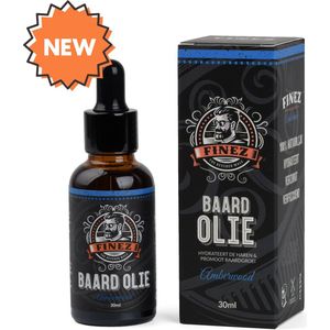 Baardolie - Amberwood - Baardolie - 30 ml - Baardverzorging - Baardgroei - Amberhout Geur - Voor Gevoelige Huid