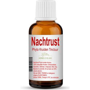 Nachtrust kruiden tinctuur - 100 ml - Herbes D'elixir