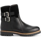 Travelin' - Elva - Enkellaars - Zwart - Wolgevoerd