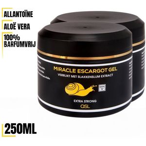 QSL | Miracle Escargot Gel - Nr 1. Slakkengel - Slakken Gel - Slakkenslijmgel - 2 x 250ml