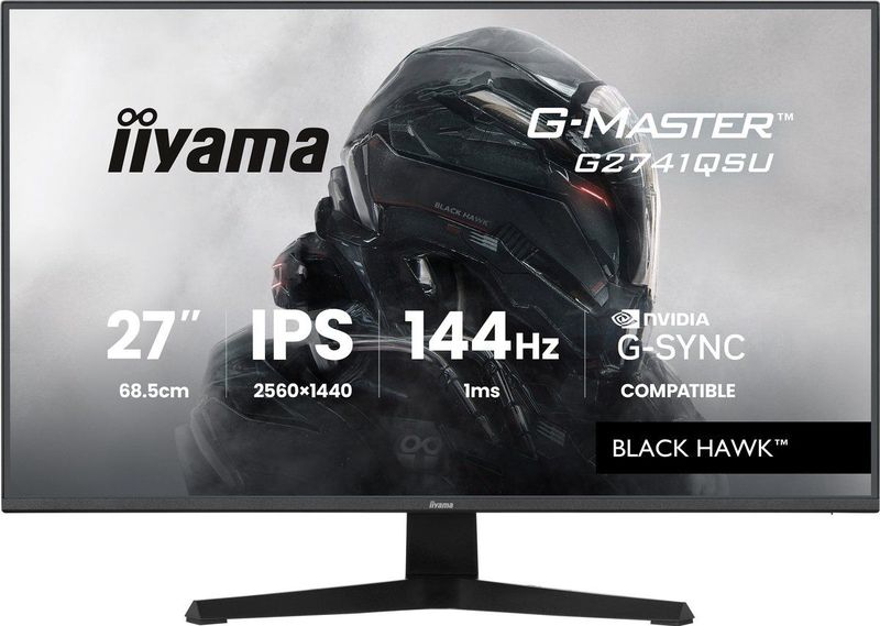 iiyama G-Master G2741QSU-B1 - Gaming Monitor - 27 inch - QHD - 144 Hz - 1 ms MPRT