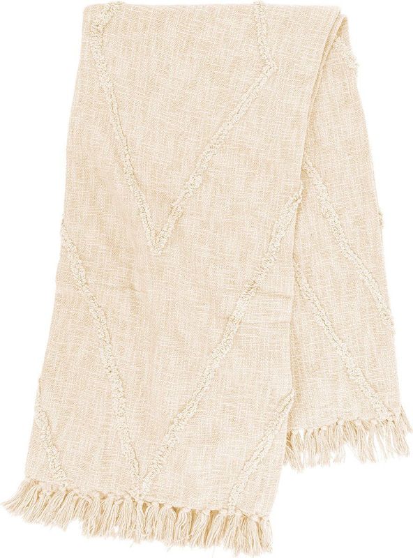 Tiseco Home Studio - Sahara - Plaid - Natural - 130 x 160 cm