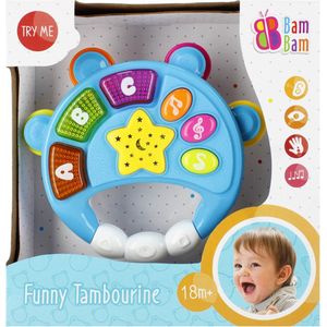 Bam Bam - Educatief interactief speelgoed, Muzikale Tamboerijn, voor vanaf 18 maanden