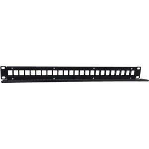 Phasak - PA 3424 - Patch Panel - Zwart - 24 UTP-Poorten - Categorie 6