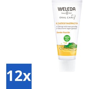 WELEDA - Kindertandpasta - 50 ml - Voordeelverpakking - 12 stuks