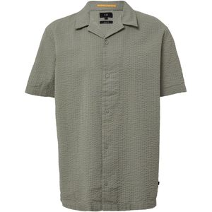 QS - Overhemd - Kaki - Regular Fit - Katoen - Kwartmouw