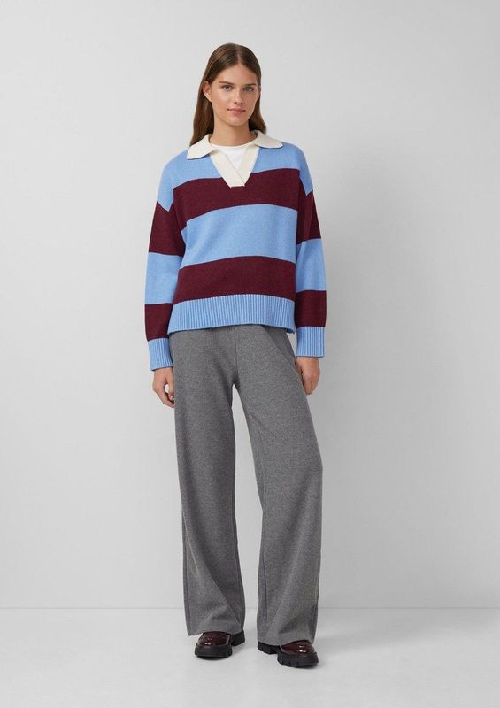 Harembroeken - Gebreide Broek - Met Wijde Pijpen - Hoog Oplopende Tailleband