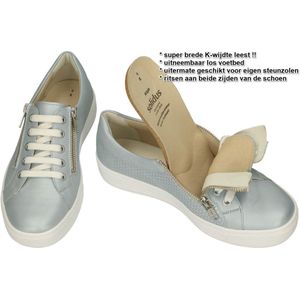 Solidus - Sneakers - Blauw - Vetersluiting - Comfortabel