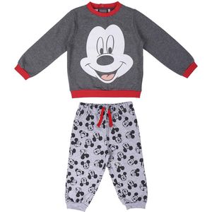 Mickey Mouse Baby joggingpak - maat 92 - Grijs - Rood