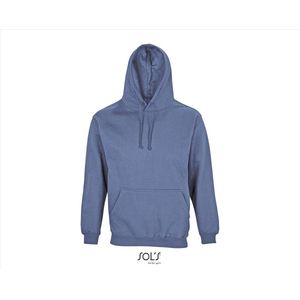 SOL'S Unisex Condor Hooded Sweatshirt L03815 - Blue - M