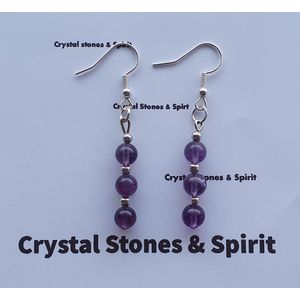 Oorbellen ""Amethist