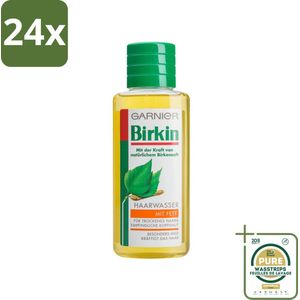 Garnier - Haarwater - Berken - Tegen Vet Haar - 250 ml - Voordeelverpakking - 24 stuks - Gevoelige hoofdhuid - Roos