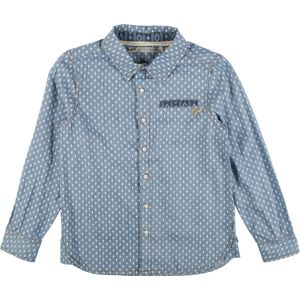 Rumbl Royal - Hemd - blauw - all-overprint - maat 140