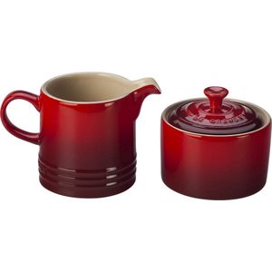 LE CREUSET - SALE - LE CREUSET - Suiker en melkset 0,30L rood