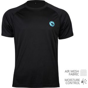 Stark Soul - Performance Sportshirt heren - Kort mouwen - Zwart - Maat M