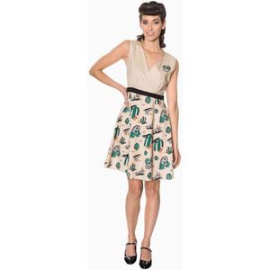 Banned Korte jurk -S- LOST AND FOUND Creme