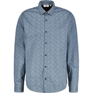 GARCIA Heren Overhemd Blauw - Maat M