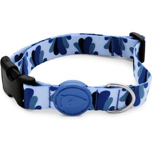 Morso - Halsband Hond Gerecycled Splash Blauw