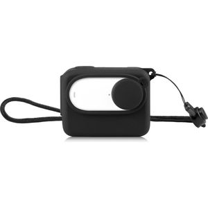Voor Insta360 GO 3 PULUZ Camera Oplaadhoes Siliconen Hoesje met Lensdop & Riem