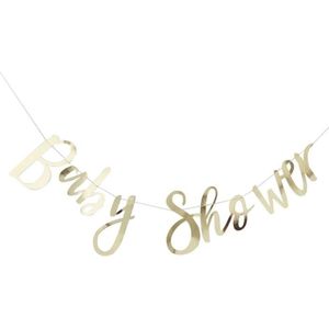 Ginger Ray - Baby shower slinger - goud - 1,50 meter