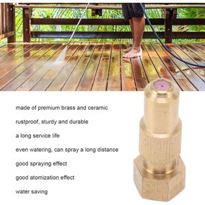 High Pressure G3/8 Stainless Steel Sprayer Nozzle for Even Watering - Internal Thread, Detachable, Save Water for Agriculture (0.8mm/0.03 inch hole)