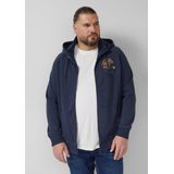 s.Oliver Big Size sweatvest donkerblauw