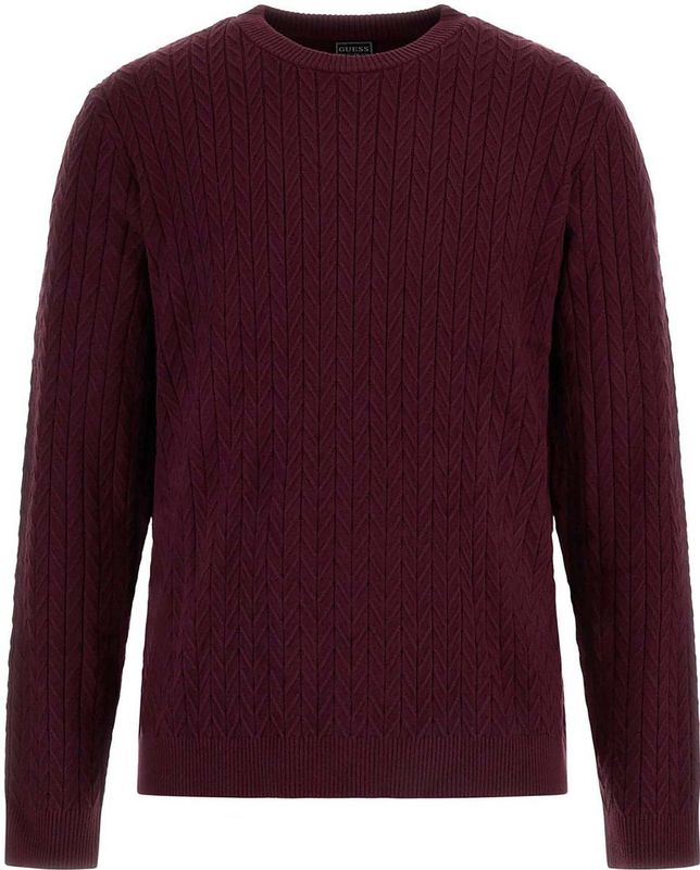 Guess Trui Ls Cn Ivan Chevron Swtr - Fashion Wear - Volwassen