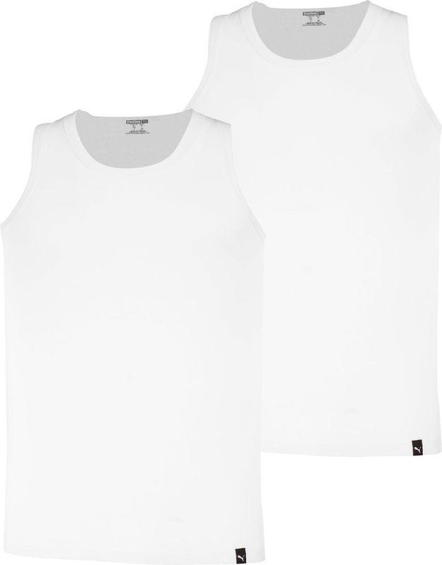 PUMA - Tanktops - Wit - 2-pack voor Heren