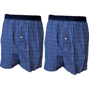 Embrator mannen Boxershorts 2-stuks geruit maat 3XL