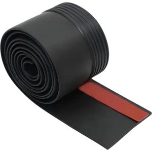 Bovista Tochtstrip - Tochthond - Windstopper - Deurborstel - Tochtband - Tochtstopper - Tochtkussen - Kussen Voor Deur - Draft Stopper - Zwart