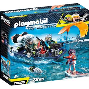 PLAYMOBIL  TEAM S.H.A.R.K. Harpoenboot - 70006