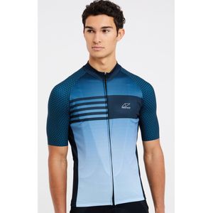 Protest Prtgrubb - Fietsshirt Heren - Korte mouwen - Slim fit - Reflecterend detail – Night Skyblue