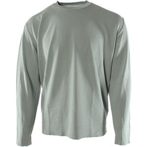 C.p. Company - Blauwe Katoenen Crepe Trui - Heren