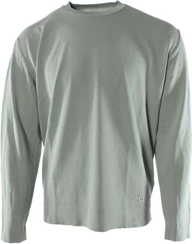 C.p. Company - Blauwe Katoenen Crepe Trui - Heren