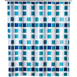 Douchegordijn »Mosaic«, bxh: 180 x 200 cm, mozaïek, blauw