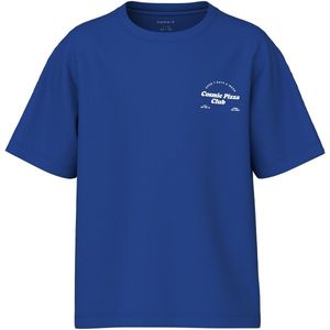 NAME IT - NKMKOSCAR SS NREG TOP - Blauw - T-shirt
