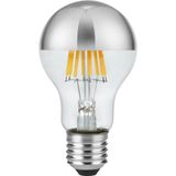 SPL - LED Filament - Standaardlamp - Helder - Zilver - Grote fitting E27 - 6.5W - Dimbaar