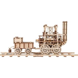 Eco-Wood-Art Locomotief - Houten Modelbouw