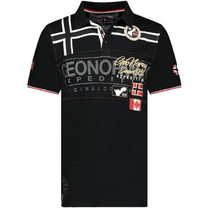 Geographical Norway Heren Polo Katoen Karadock Zwart - S
