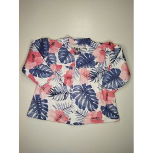 Nini - Vestje Mila - Shirtje met drukknopen - Maat 56 - 0 t/m 2 maanden