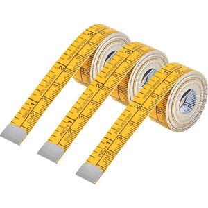 Meetlint Lichaamsmetingen - Duurzaam en Flexibel 150 cm - 3 Stuks