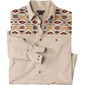 ATLAS FOR MEN - Overhemd Navajo Land - Heren - Verkrijgbaar in grote maten - L