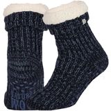 Wollen Huissokken - Navy - Unisex - Antislip