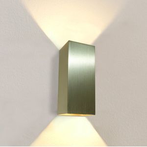 Wandlamp Dante 2 XL Mat Goud GU10 GU10 Up & Downlight