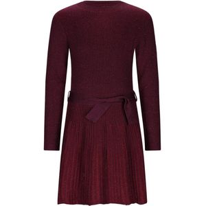 B.Nosy - Dorotha - Jurk - Met Ronde Hals - Elastische Tailleband - Glitters