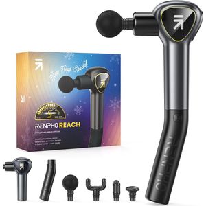 Massagepistool met Afneembare Handgreep voor Diepweefselmassage - Draagbare Massagegun met LED Scherm voor Complete Spierontspanning